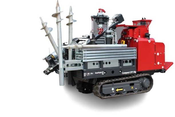 Compact CPT rigs with anchors