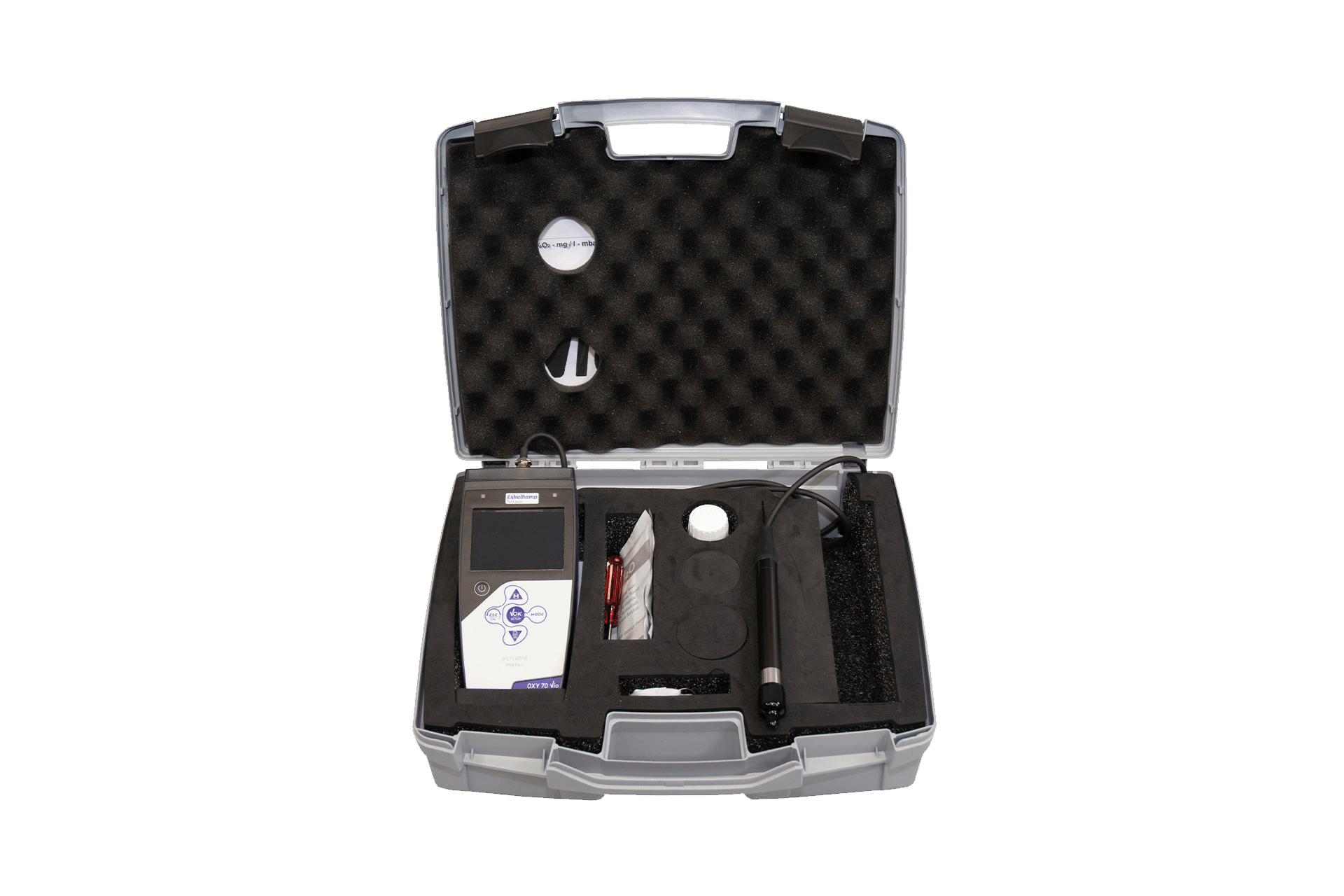 Oxygen meter with accessories 