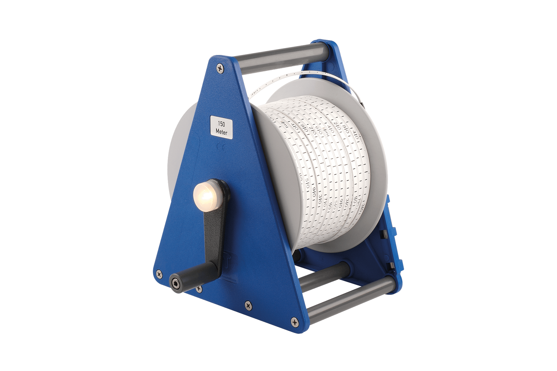 Water level meter on a frame